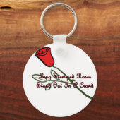 Langdurige Rozen Sleutelhanger (Voorkant)