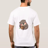 Langdurige slaperigheid vogelbekdier t-shirt (Achterkant)
