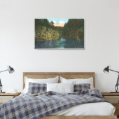 Langdurige verkrachtingen uit de lucht zoeken canvas afdruk (Insitu (Slaapkamer))