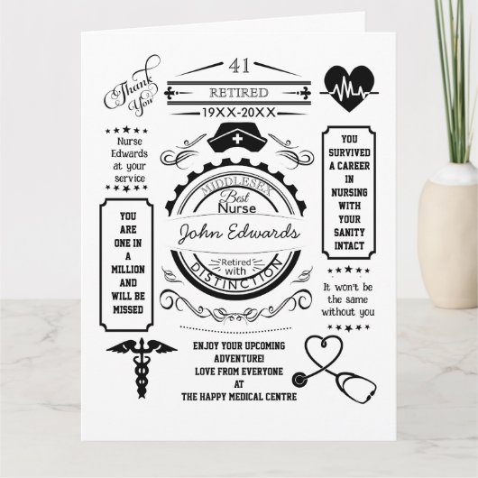 langdurige verzorging met ouderschapsverlof kaart (Voorkant)