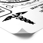 langdurige verzorging met ouderschapsverlof poster (Hoek)