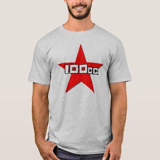 Lange 100cc-hoes bovenaan t-shirt (Voorkant)