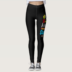 Lange 2e klas Hallo zomerdag op school. Leggings