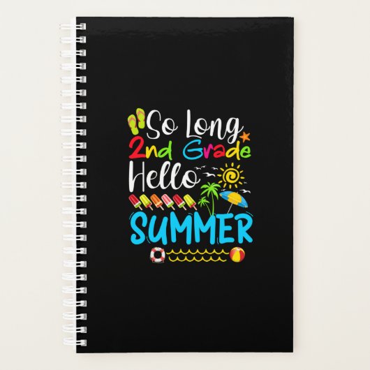 Lange 2e klas Hallo zomerdag op school. Planner (Voorkant)