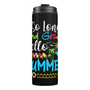 Lange 2e klas Hallo zomerdag op school. Thermosbeker
