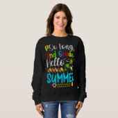 Lange 2e klas Hallo zomerleraar Kind Trui (Voorkant volledig)