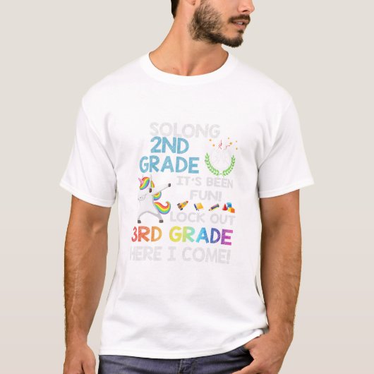 Lange 2e klas kijk uit 3e t-shirt (Voorkant)