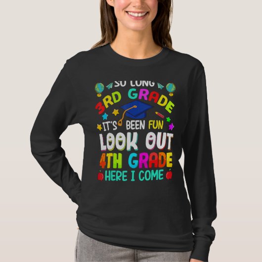 Lange 3e graad 4de graad hier kom ik Afstuderen T-shirt (Voorkant)