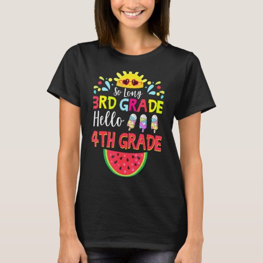 Lange 3e graad Hallo 4e klas docent T-shirt (Voorkant)