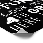 Lange 3e klas... vette blik uit de 4e klas. poster (Hoek)