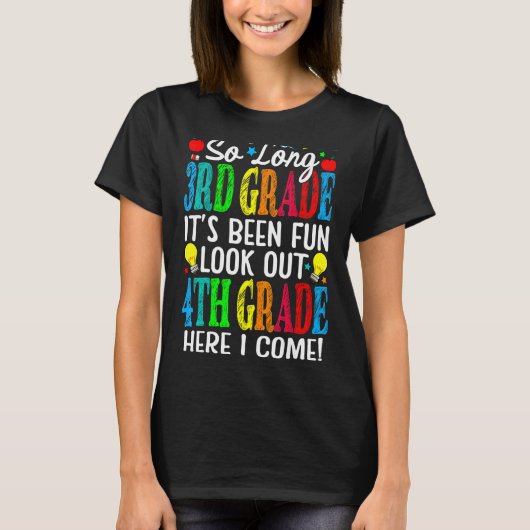 Lange 3e klas... vette blik uit de 4e klas. t-shirt (Voorkant)