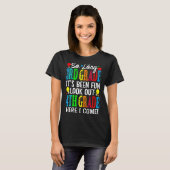 Lange 3e klas... vette blik uit de 4e klas. t-shirt (Voorkant volledig)