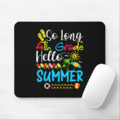 Lange 4e graad Hallo zomerdag op school. Muismat (Met muis)