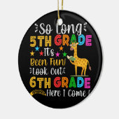 Lange 5de graad Kijk uit de 6de graad hier ik kom Keramisch Ornament (Links)