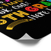 Lange 5de graad Kijk uit de 6de graad hier ik kom Poster (Hoek)