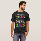Lange 7e graad 8e graad hier kom ik Afstuderen T-shirt (Voorkant volledig)
