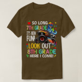 Lange 7e graad hier 8e graad Ik kom Monster Tr T-shirt (Design voorkant)