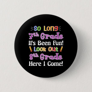 Lange 7e klas Het is een vette look voor de 8e kla Ronde Button 5,7 Cm