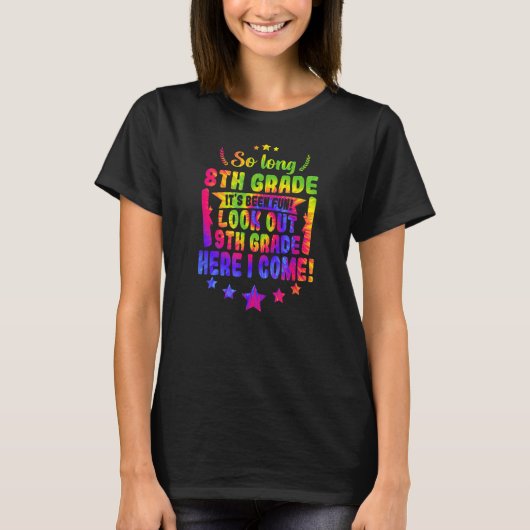 Lange 8e graad 9de graad hier kom ik Afstuderen T-shirt (Voorkant)