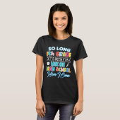 Lange 8e graad Hallo High School Afstuderen Fun T-shirt (Voorkant volledig)