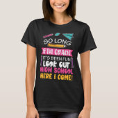Lange 8e graad Hallo middelbare school T-shirt (Voorkant)