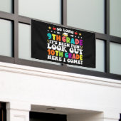 Lange 9de graad Kijk uit 10de graad hier. Spandoek (Buitenkant Gebouw)