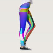 Lange abstracte legging in meerdere kleuren (Rechts)