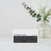 Lange Afbeelding 0268 - Willekeurige nummers Visitekaartje (Staand voorkant)