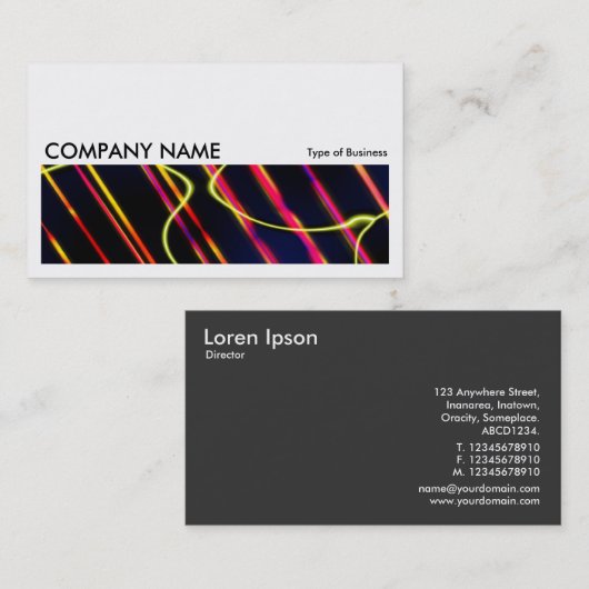 Lange Afbeelding 09 - UFO-staartverlichting Visitekaartje (Voorkant / Achterkant)