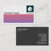 Lange Afbeelding - Logo en paneel - Donkergroen Visitekaartje (Voorkant / Achterkant)