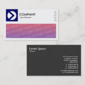 Lange Afbeelding - Logo en panel v2 - Donkerblauw Visitekaartje (Voorkant / Achterkant)