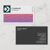 Lange Afbeelding - Logo en panel v2 - Donkergroen Visitekaartje (Voorkant / Achterkant)