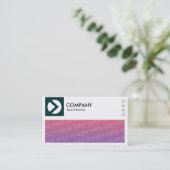 Lange Afbeelding - Logo en panel v2 - Donkergroen Visitekaartje (Staand voorkant)