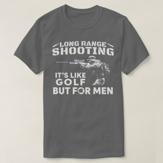 Lange afstand als Golf, maar voor mannen T-shirt (Design voorkant)