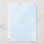 Lange afstand Baby shower door Mail Boy Blue Kaart (Achterkant)