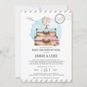  Lange Afstand Baby shower door Mail Briefkaart (Voorkant)