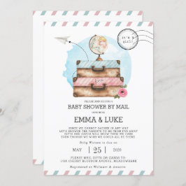 Lange Afstand Baby shower door Mail Briefkaart