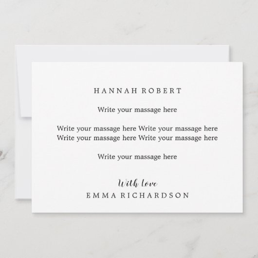 Lange afstand Beste Vrienden Vriendschap Trendy Ka Kaart (Achterkant)