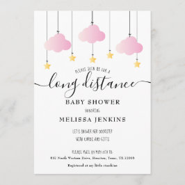 Lange afstand douche | Sprinkle by Mail Pink Kaart