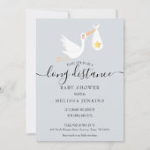 Lange afstand douche Strooi door Mail Stork Kaart (Voorkant)