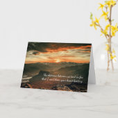 Lange afstand liefde / denken van je kaart (Gele Bloem)