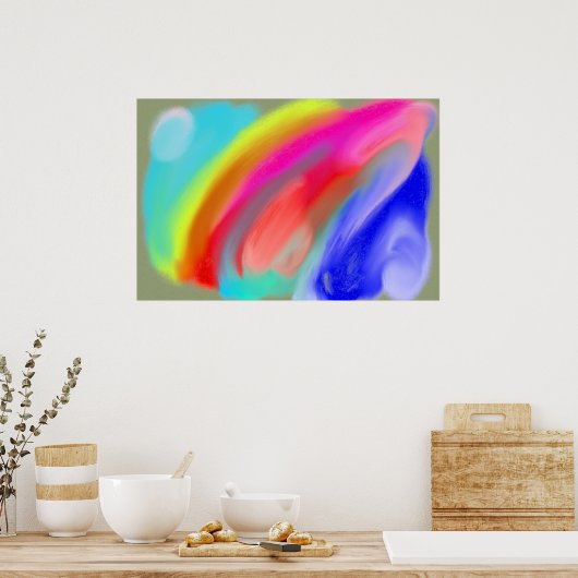 Lange afstand poster (Keuken)