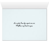 Lange afstand Relatie Kaart (Binenzijde Horizontaal (Onderkant))