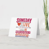 **LANGE AFSTAND** VERJAARDAG WENSEN VOOR JOU! KAART (Voorkant)