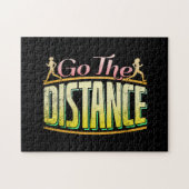 Lange afstand vrouwen — marathonloper legpuzzel (Horizontaal)