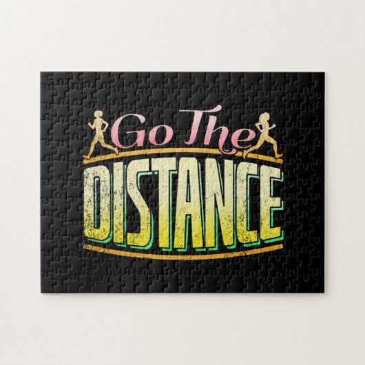 Lange afstand vrouwen — marathonloper legpuzzel (Horizontaal)