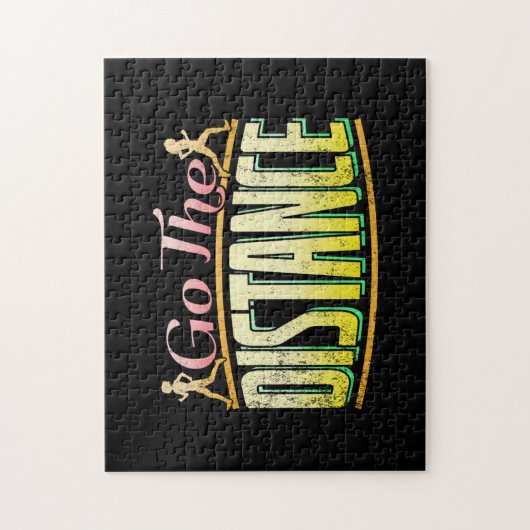 Lange afstand vrouwen — marathonloper legpuzzel (Verticaal)