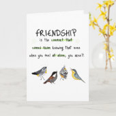 "LANGE AFSTAND" WENS AAN EEN ZEER * SPECIALE VRIEN KAART (Gele Bloem)