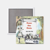 Lange Alice 1 Save-the-Date Magneet (Voorkant / Achterkant)
