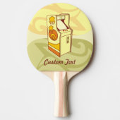 Lange arcade spelcomputer ping pong paddle tafeltennisbatje (Voorkant)